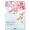 Kép 1/3 - Nagy falinaptár 2026 (1/1) –  Nem kell félned (virágok)