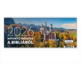 Közepes asztali naptár 2026 – Bátorító idézetek a Bibliából