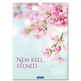Nagy falinaptár 2026 (1/1) –  Nem kell félned (virágok)