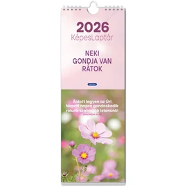 Képeslapnaptár 2026 (2/1) – Neki gondja van rátok  – hosszúkás (vegyes képek – nővény, állatok)