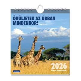 Képeslapnaptár 2026 (2/2) – Örüljetek az Úrban mindenkor! (állatos - négyzetes)