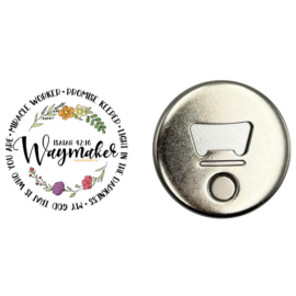 „Waymaker” – Hűtőmágnes üvegnyitóval