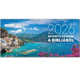 Nagy asztali naptár 2026 (6/1) – Bátorító idézetek a Bibliából
