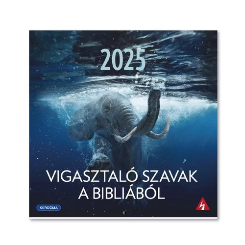 Négyzetes, tűzött falinaptár 2025 (3/1) – Vigasztaló szavak a Bibliából (állatos)