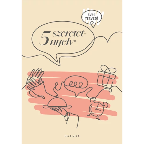 5 szeretetnyelv – éves tervező (bézs)