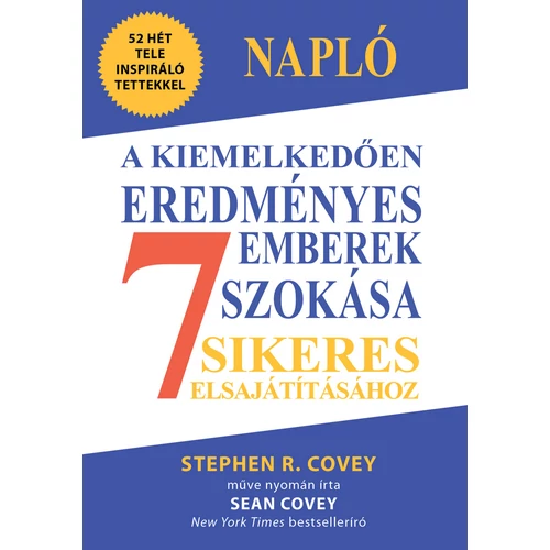 Napló a Kiemelkedően eredményes emberek 7 szokása sikeres elsajátításához - Sean Covey