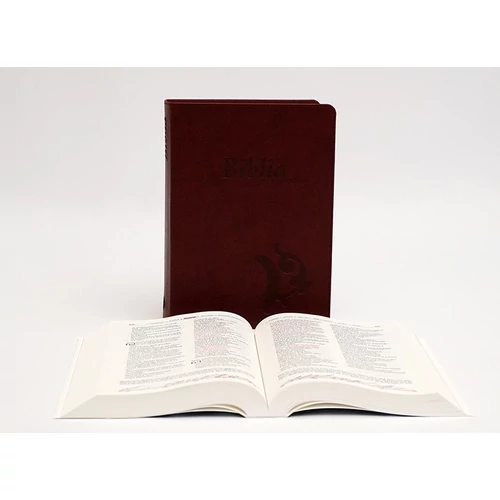 Középméretű, varrott, Bordó Károli Biblia 2.0
