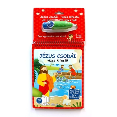 Jézus csodái - vizes kifestő