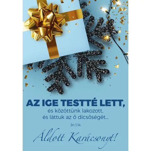 Karácsonyi képeslap csomag (kek1-2305) - Az Ige testté lett...