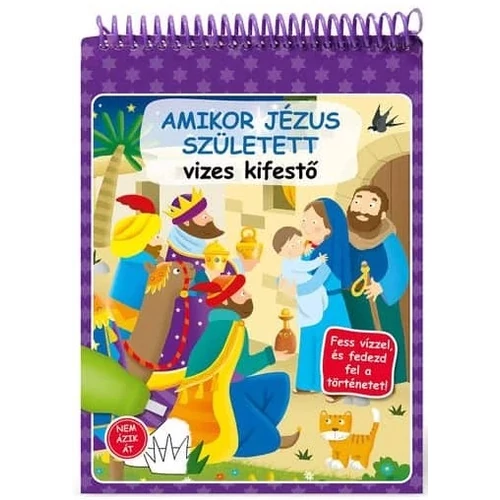 Amikor Jézus született - vizes kifestő