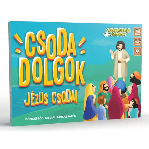 Csodadolgok – Jézus csodái - böngészős bibliai társasjáték